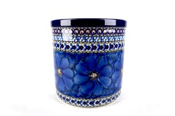 003 Bunzlau Kruidenpot U408 Poppy Lepelpot, utensil, kruidenpot